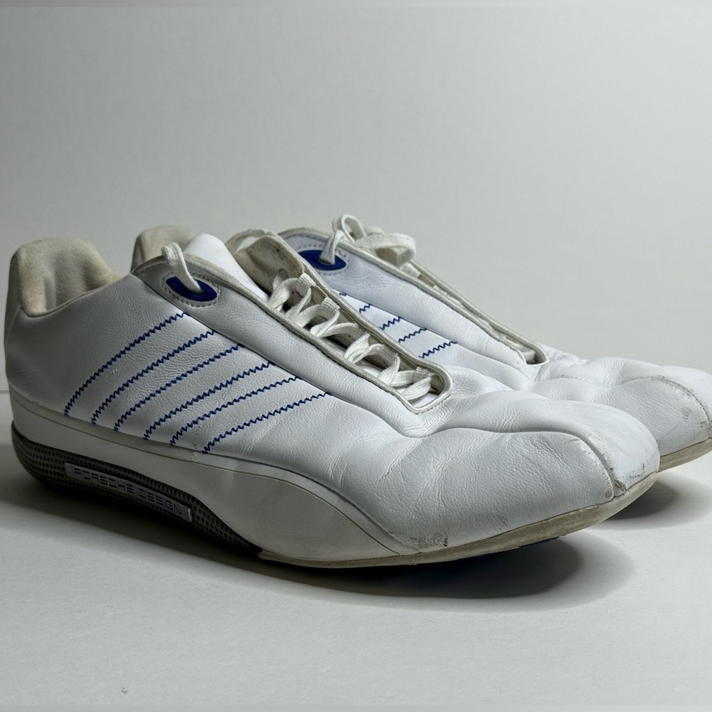 Adidas Porsche Design S2 Shoes White/Blue - Size 10.5